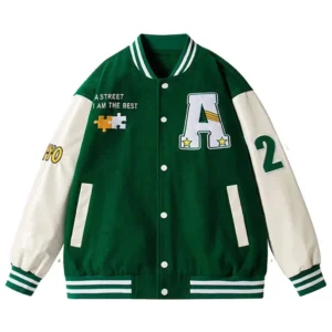 Tokyo A Street I am The Best Letterman Jacket