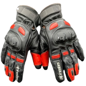 Men’s Leather Bike Gloves for Sports/Street Motorcycle Riding