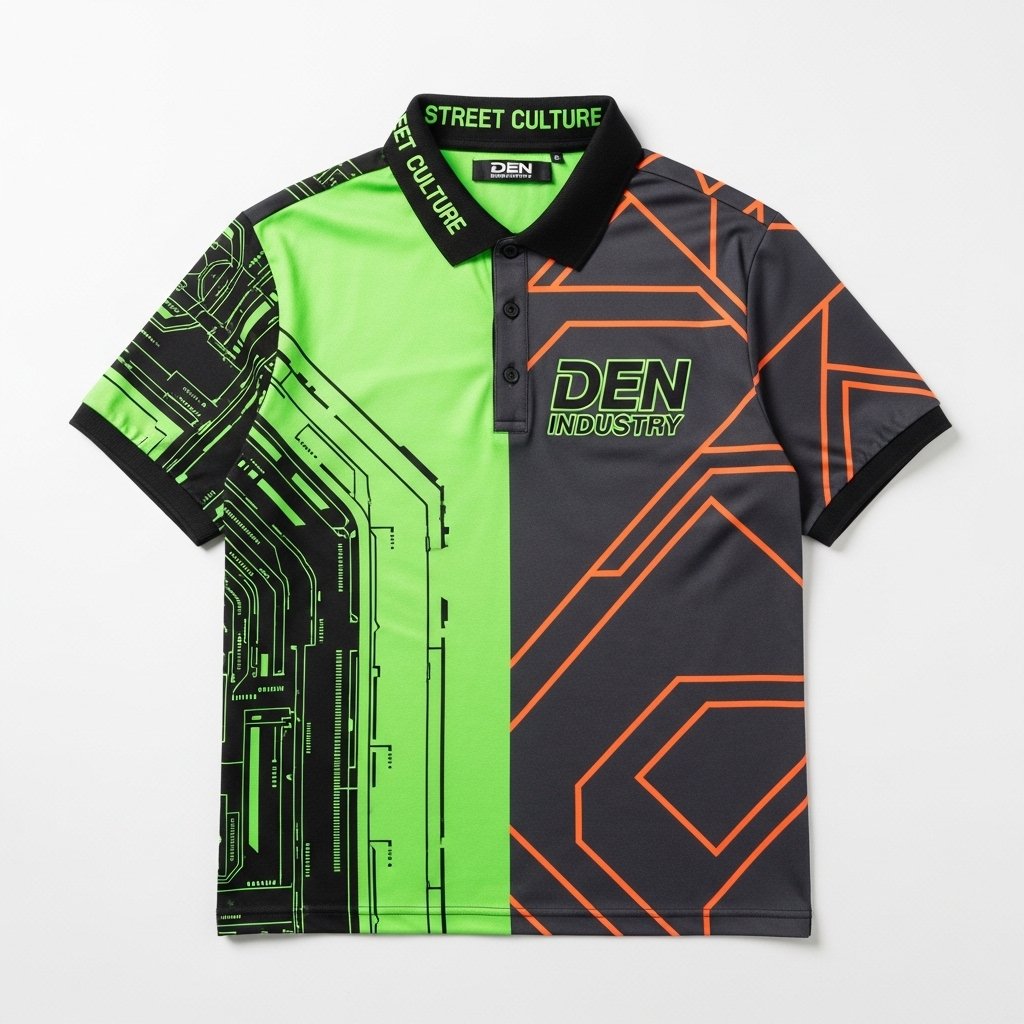 DEN Industry “Volt-Tech” Split-Panel Street Polo